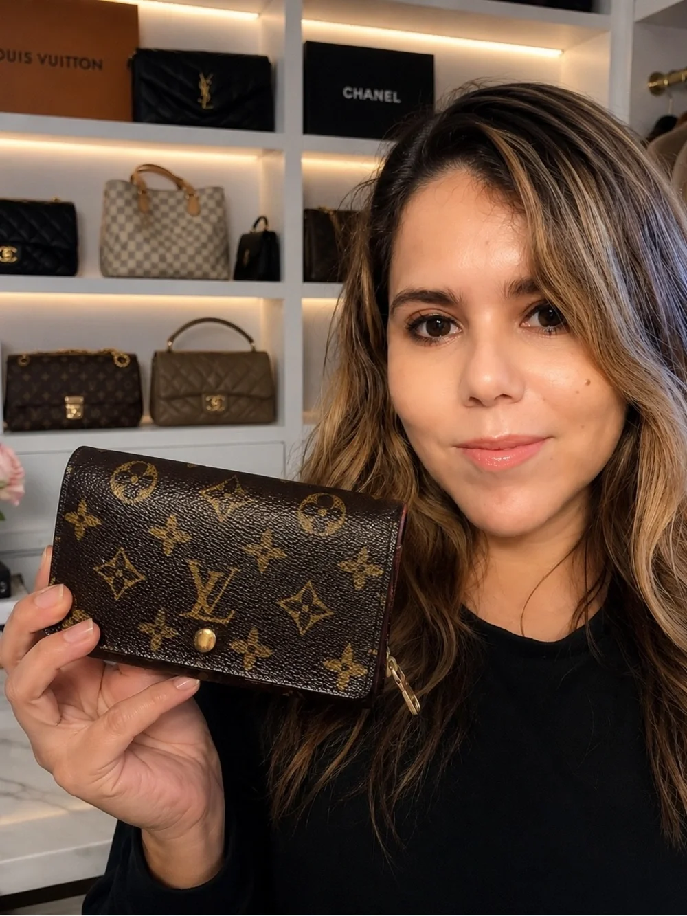 Louis Vuitton Monogram Porte Monnaie Tresor Wallet GUC